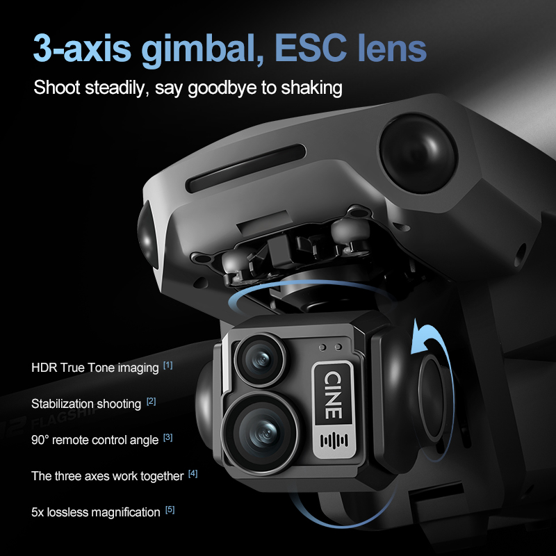 8K 3 Axis Gimbal Brushless 7.2 - Drone Gimbal 3 Axis บทวิจารณ์และราคา