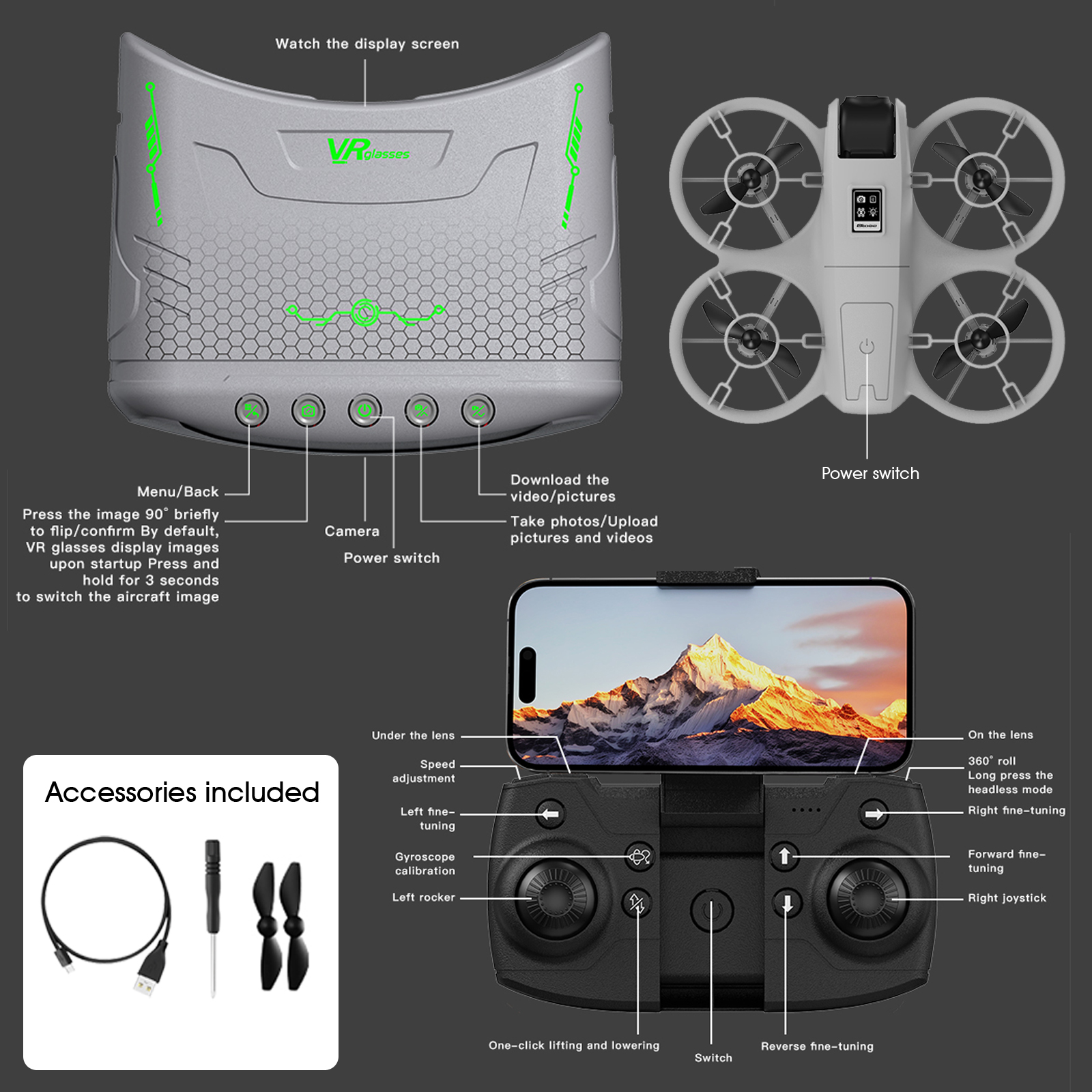 Mini Drone That Is Easy For Be - Drone Gimbal Case บทวิจารณ์และราคา