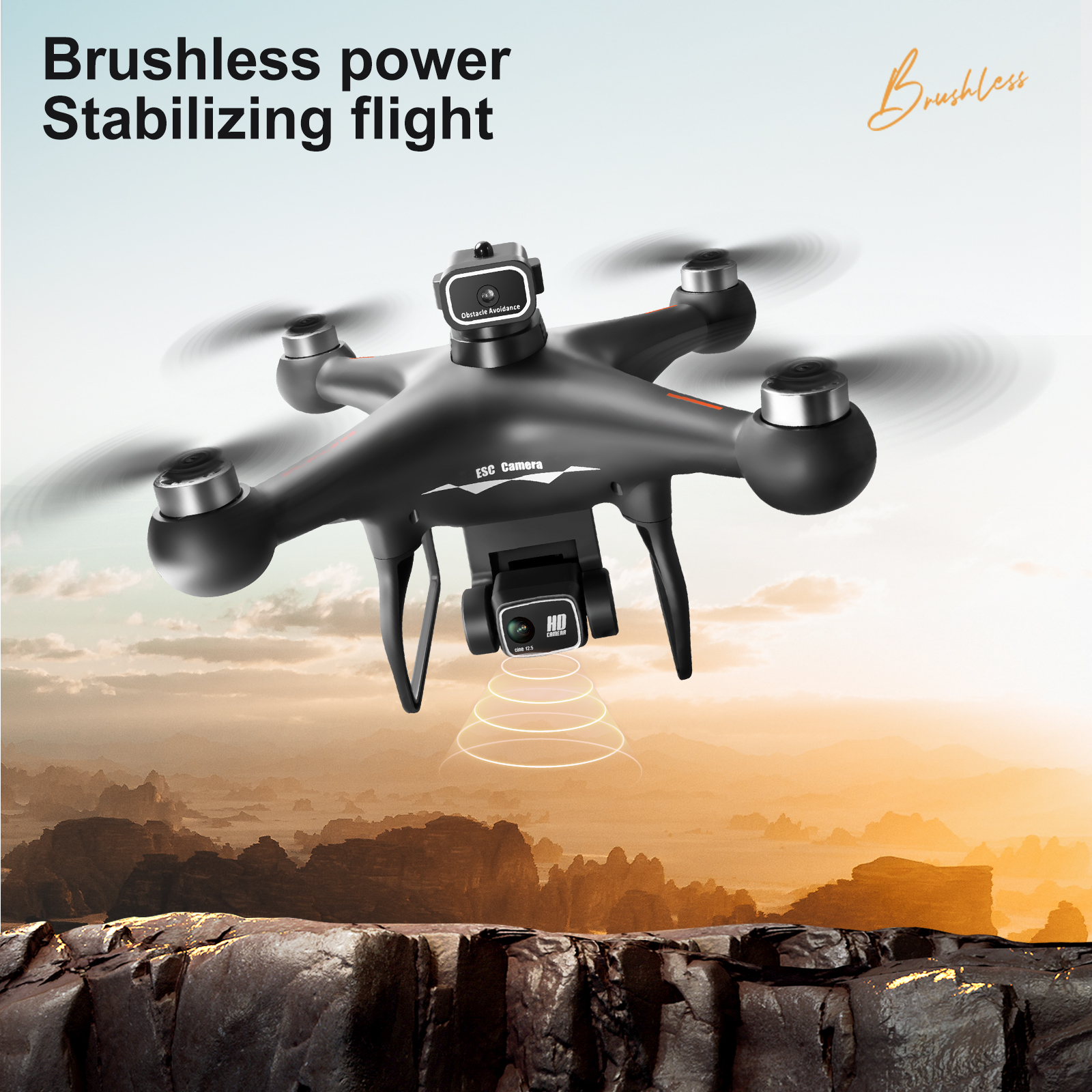 ZNLYRION S116 RC Drone Brushle - Drone Gimbal Brushless บทวิจารณ์และราคา