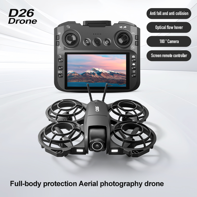 D26 Drone 4K Aerial HD 180° Ca - Drone Gimbal Case บทวิจารณ์และราคา