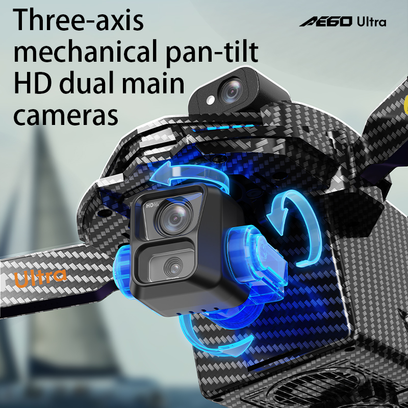 AE60 GPS Drone Professional 8K - Drone Gimbal 3 Axis บทวิจารณ์และราคา