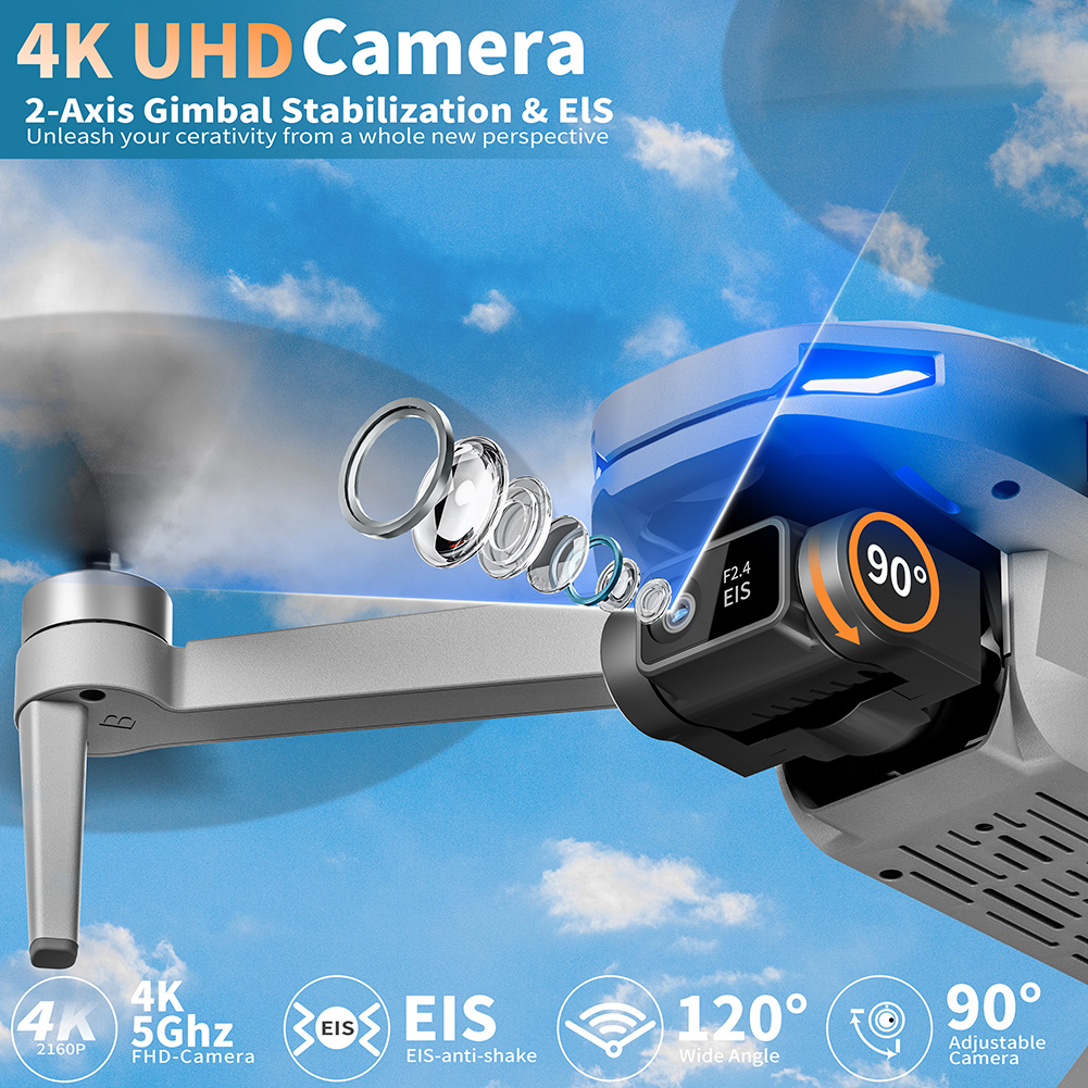 GPS Drone with Camera for Adul - Drone Gimbal 2 Axis บทวิจารณ์และราคา