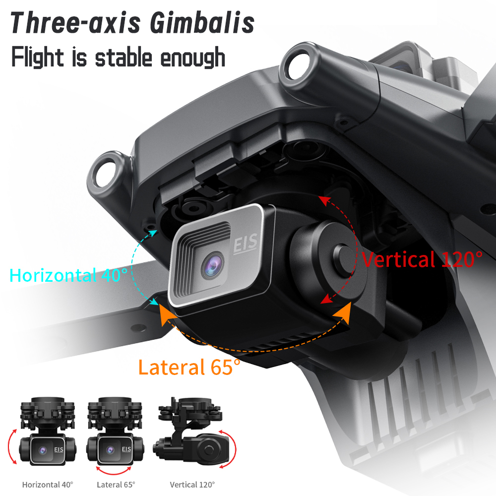 L600 Pro MAX /L600 PRO Drone 4 - Drone Gimbal 3 Axis บทวิจารณ์และราคา