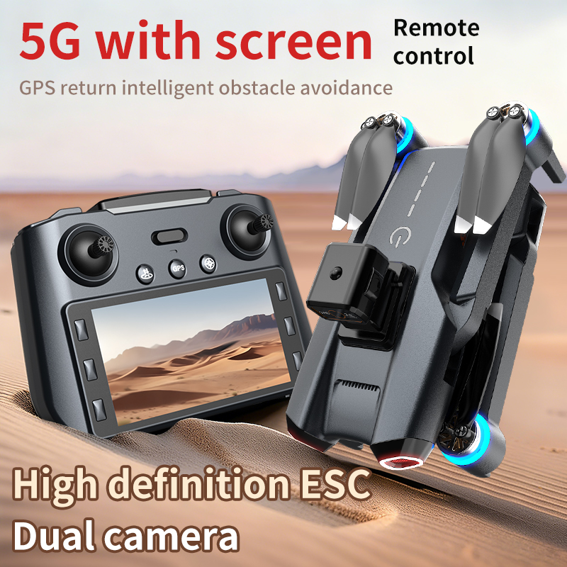 814 drone profissional 4K HD C - Drone Gimbal 2 Axis บทวิจารณ์และราคา