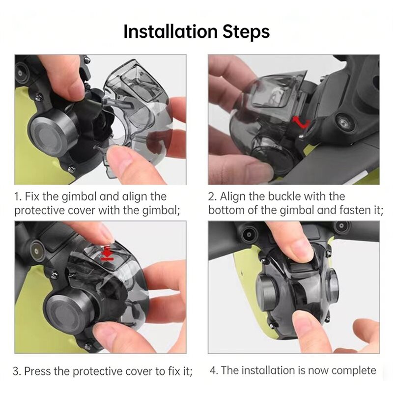 A93PHOT! Camera Lens Cap For D - Drone Gimbal Case บทวิจารณ์และราคา