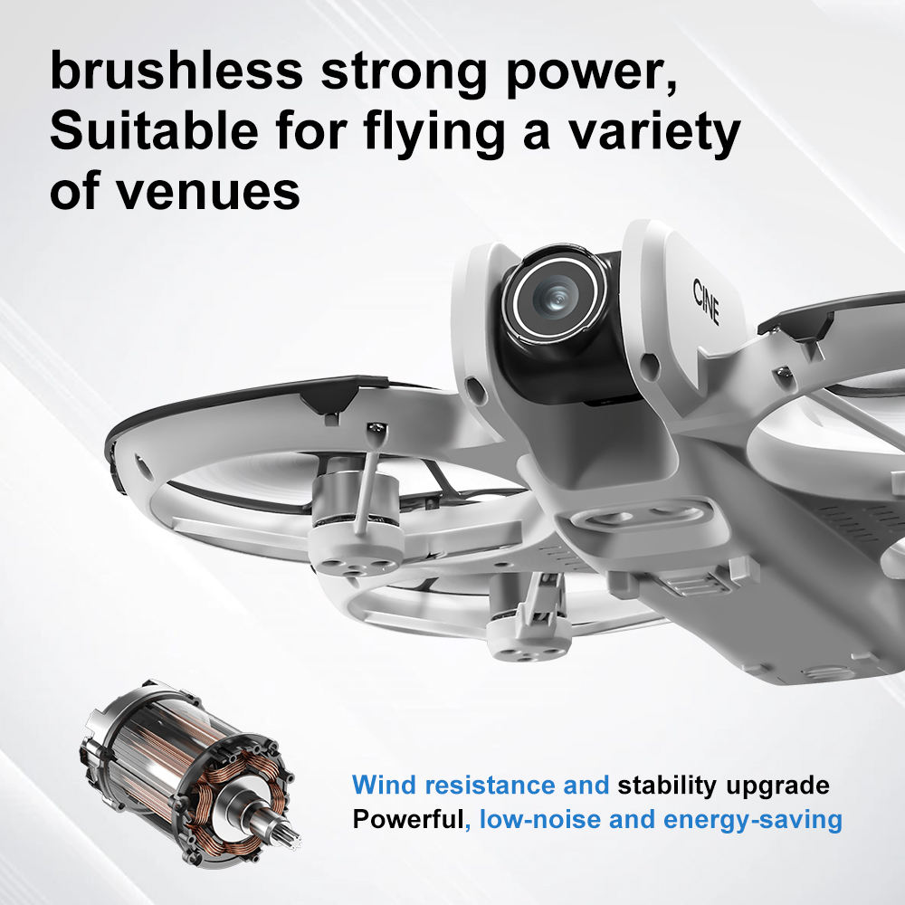 V666 Foldable Mini Drone 4K Du - Drone Gimbal Brushless บทวิจารณ์และราคา