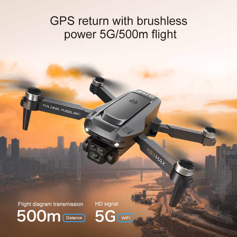 K811MAX Quadcopter Drone: Brus - Drone Gimbal Brushless บทวิจารณ์และราคา