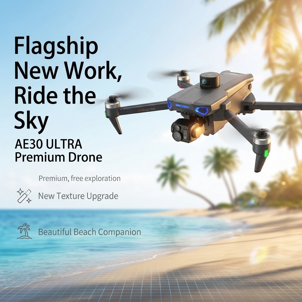 NEW AE30 Ultra GPS Drone 4K Pr - Drone Gimbal 3 Axis บทวิจารณ์และราคา