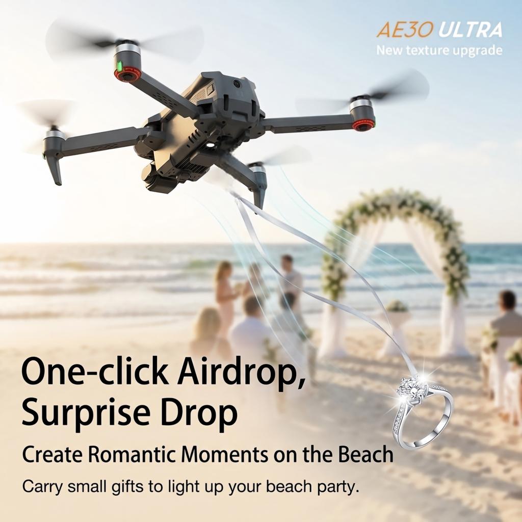 NEW AE30 Ultra GPS Drone 4K Pr - Drone Gimbal 3 Axis บทวิจารณ์และราคา