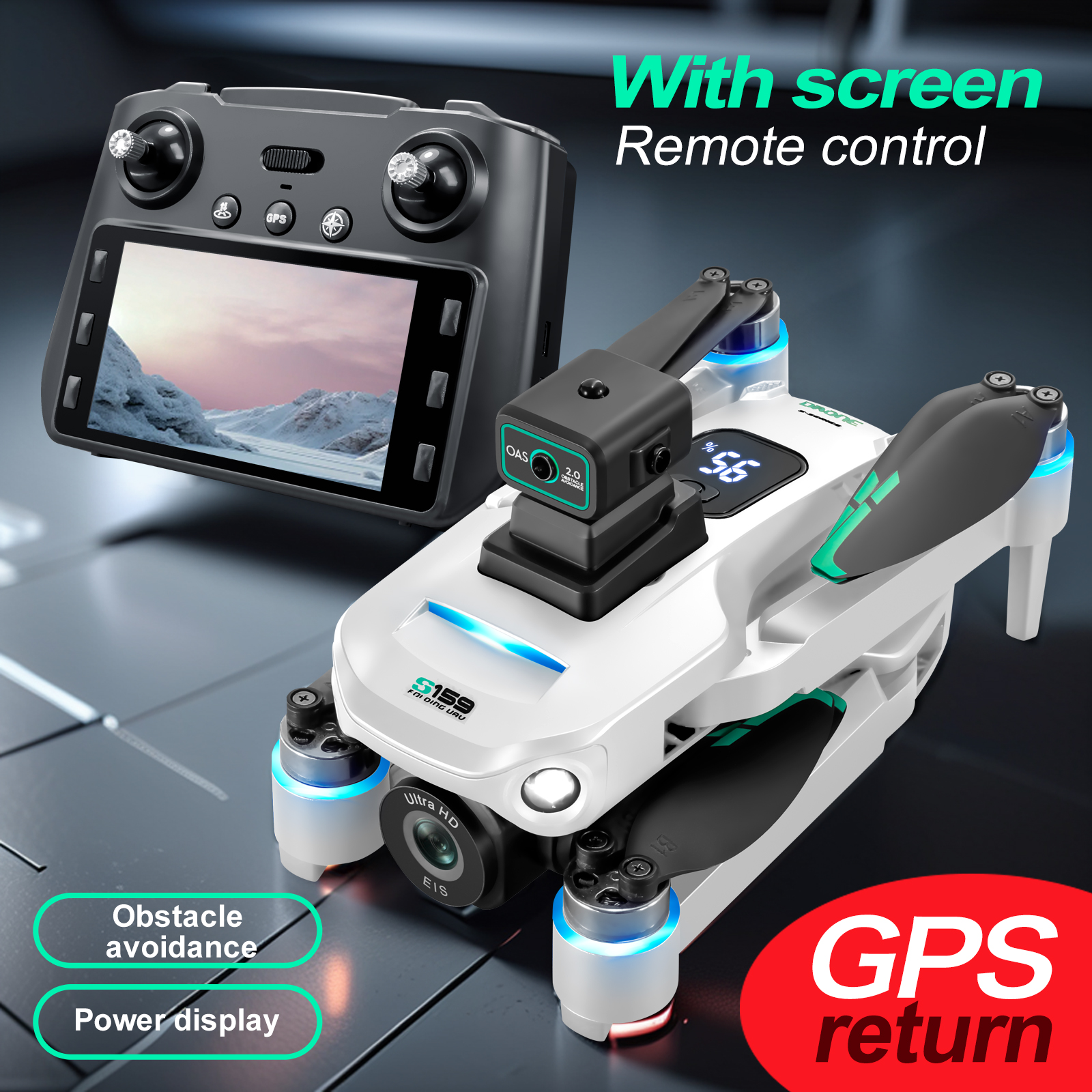 New Professional S159 GPS Dron - Drone Gimbal Mount บทวิจารณ์และราคา